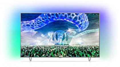 8. Philips 65PUS7601؛ کنترل نور پس زمینه، این تلویزیون 4K فیلیپس‌ را به یکی از لذت‌بخش‌ترین شگفتی‌های سال تبدیل می‌‌کند.