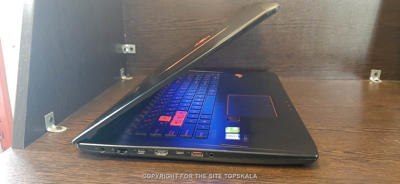 لپ تاپ استوک ایسوس مدل GL702VM با مشخصات i7-16GB-1TB-HDD-6GB-nvidia-GTX-1060