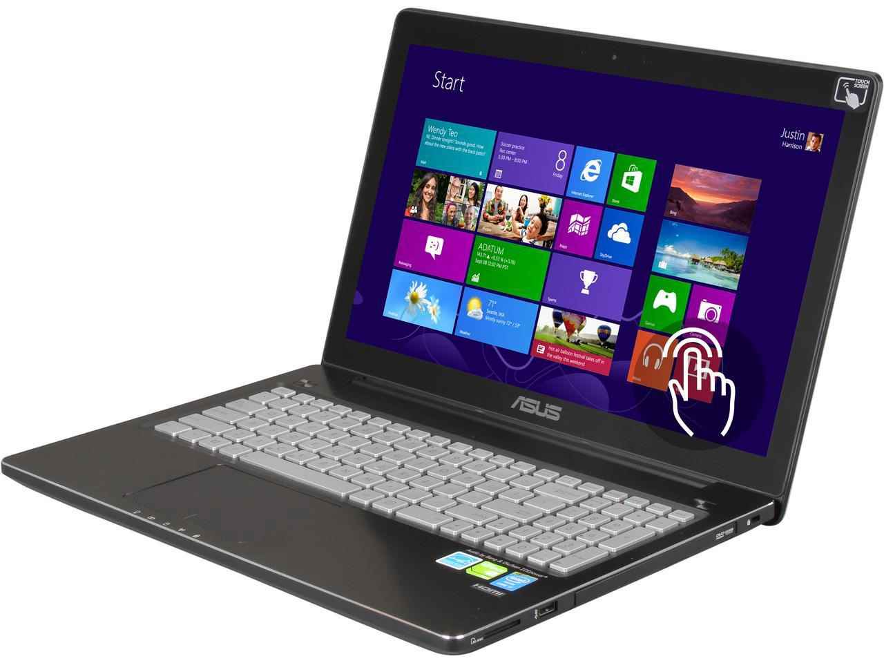 لپ تاپ استوک ایسوس مدل ASUS Q550LF با مشخصات i7-4gen-8GB-500GB-HDD-2GB-Nvidia-GT-745M-DDR3-128-bit  