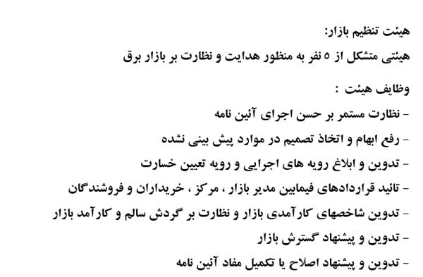 ساختار بازار برق