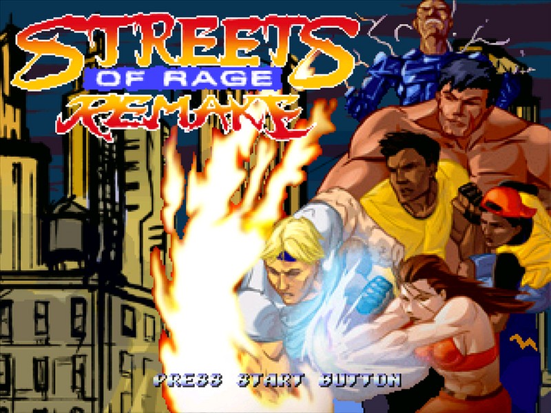 دانلود بازی شورش در شهر 5 سگا Streets Of Rage Remake v5.0 برای PC