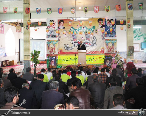 راهپیمایی یوم الله 22 بهمن در شهر عشق‌آباد طبس