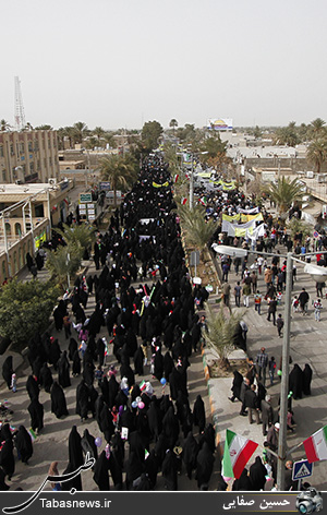 راهپیمایی یوم الله 22 بهمن در طبس