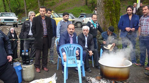 برگزاری جشن تلم زنی در پارک کشپل چمستـان+تصاویر