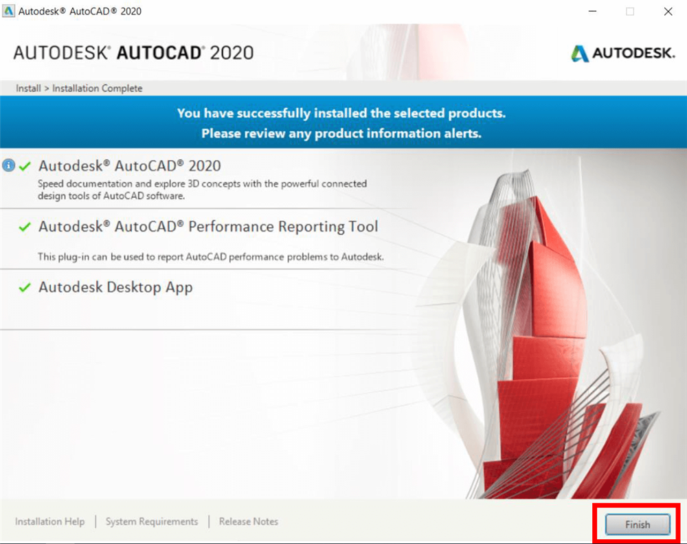آموزش و راهنمای تصویری نحوه نصب و فعالسازی ( کرک ) نرم افزار اتوکد 2020 ( AutoCAD )